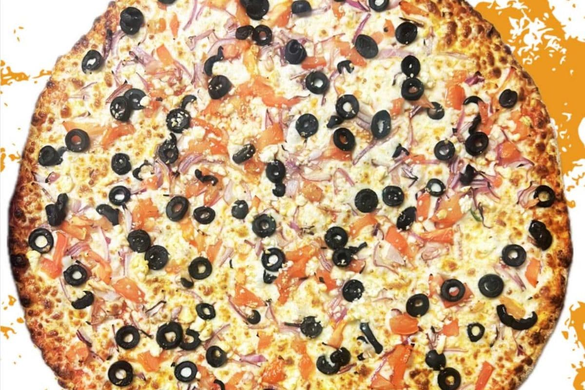 Large Greek Vegetarian Pizza