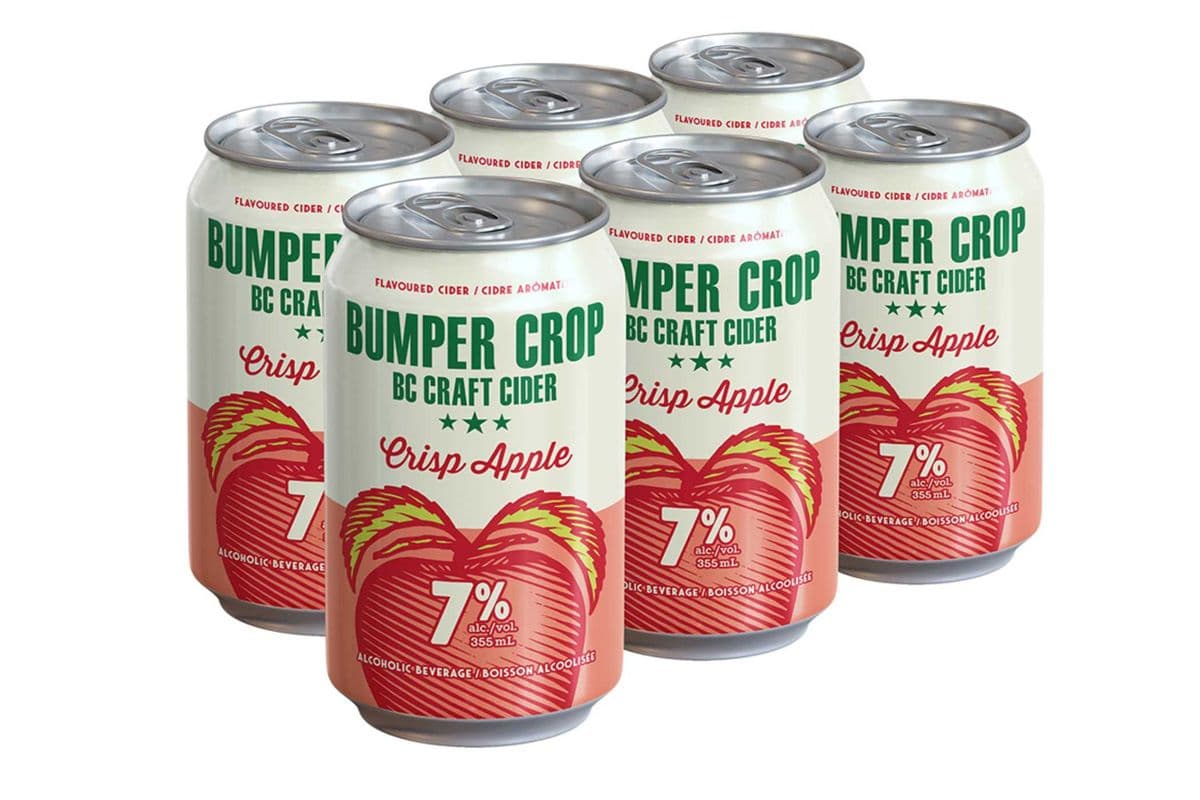 BUMPER CROP CRISP APPLE CIDER (6 x 355ml)
