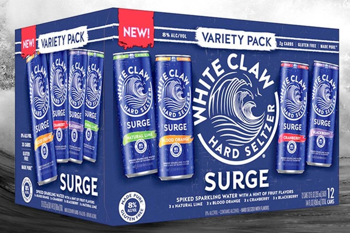 White Claw Surge Hard Seltzer Variety Pack (12 Cans) (12 x 355ml)