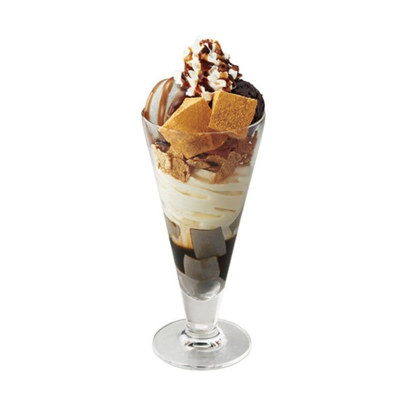 Black Sesame Warabimochi Parfait