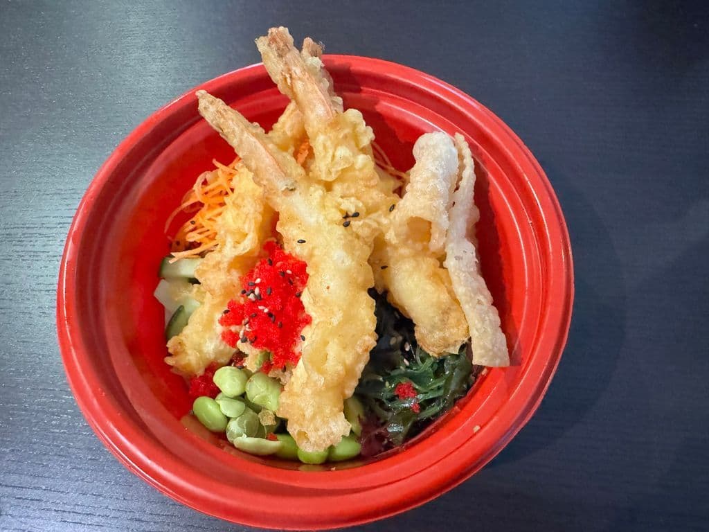 Poke Bowl Au Crevette Tempura