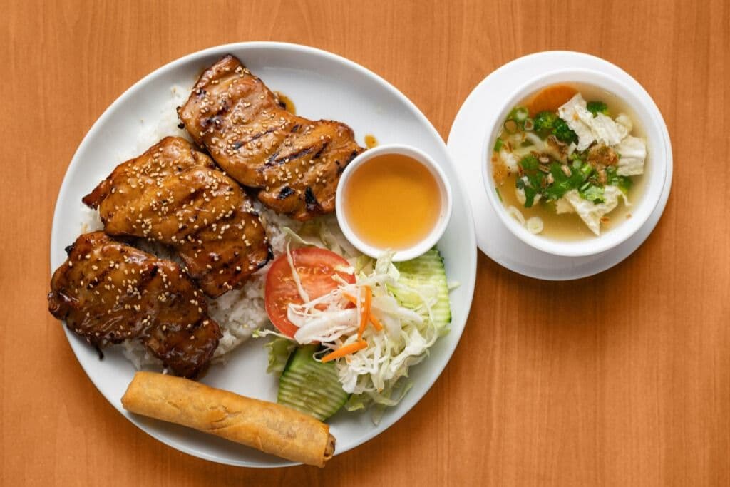 A. Poulet Grille/ Grilled chicken
