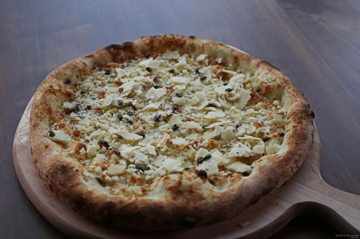 Pizza bianche la focaccia