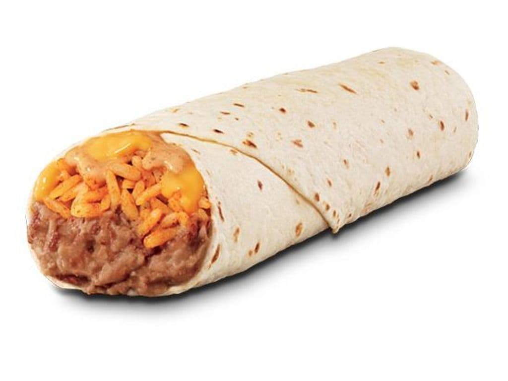 Cheesy Bean & Rice Burrito