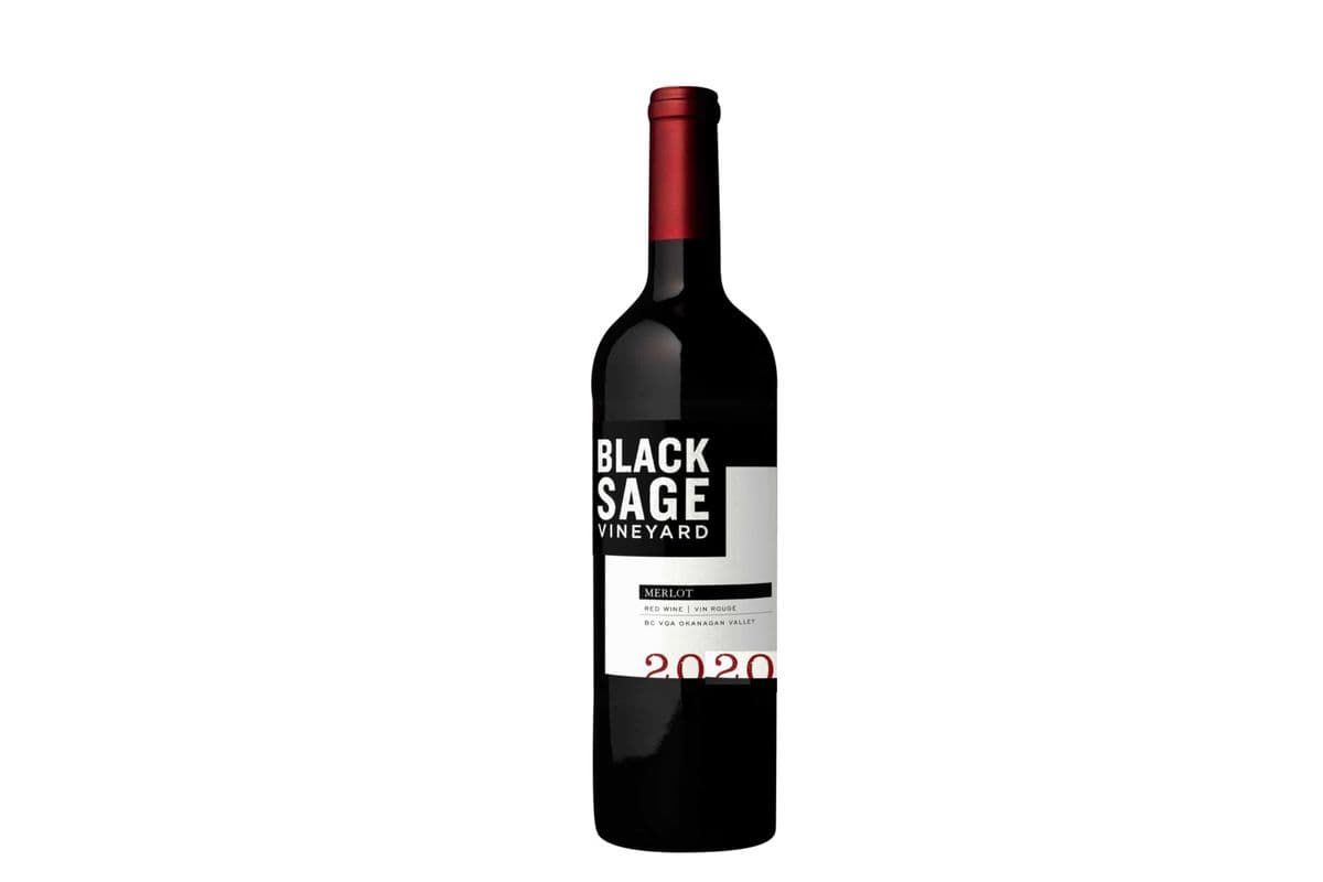 Black Sage Merlot 2020 (750ml Bottle) (1 x 750ml Bottle)