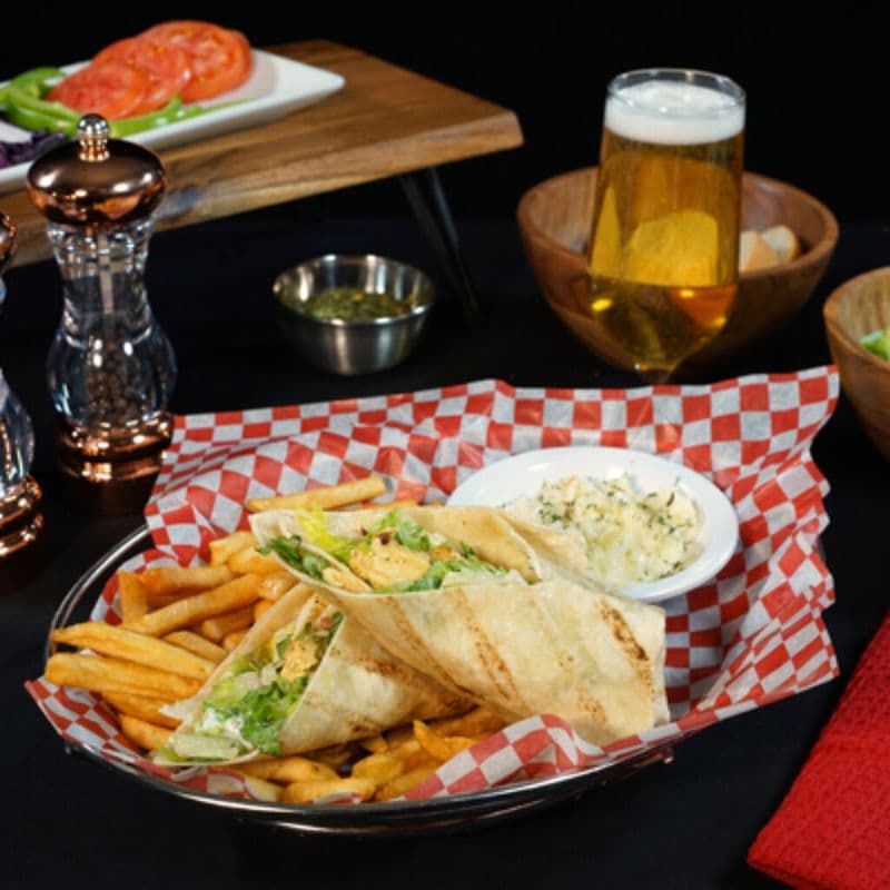 Assiette wrap poulet César / Assiette wrap poulet César