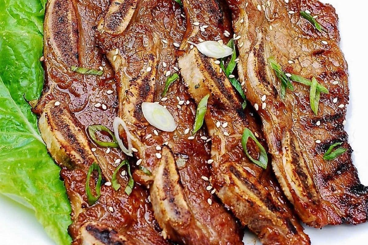 Côtes de boeuf BBQ pour 2/ Beef short ribs BBQ for 2