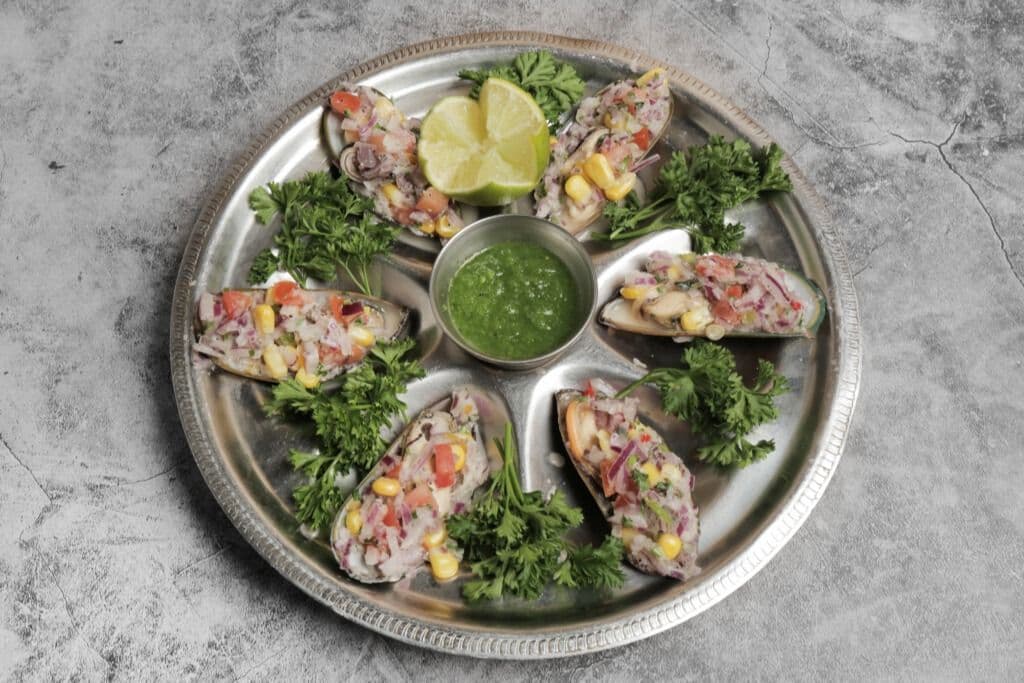 Moules marinés au jus de citron et épices / Choros al chalaca 6