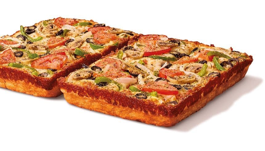 Detroit Style Deep Dish Veggie