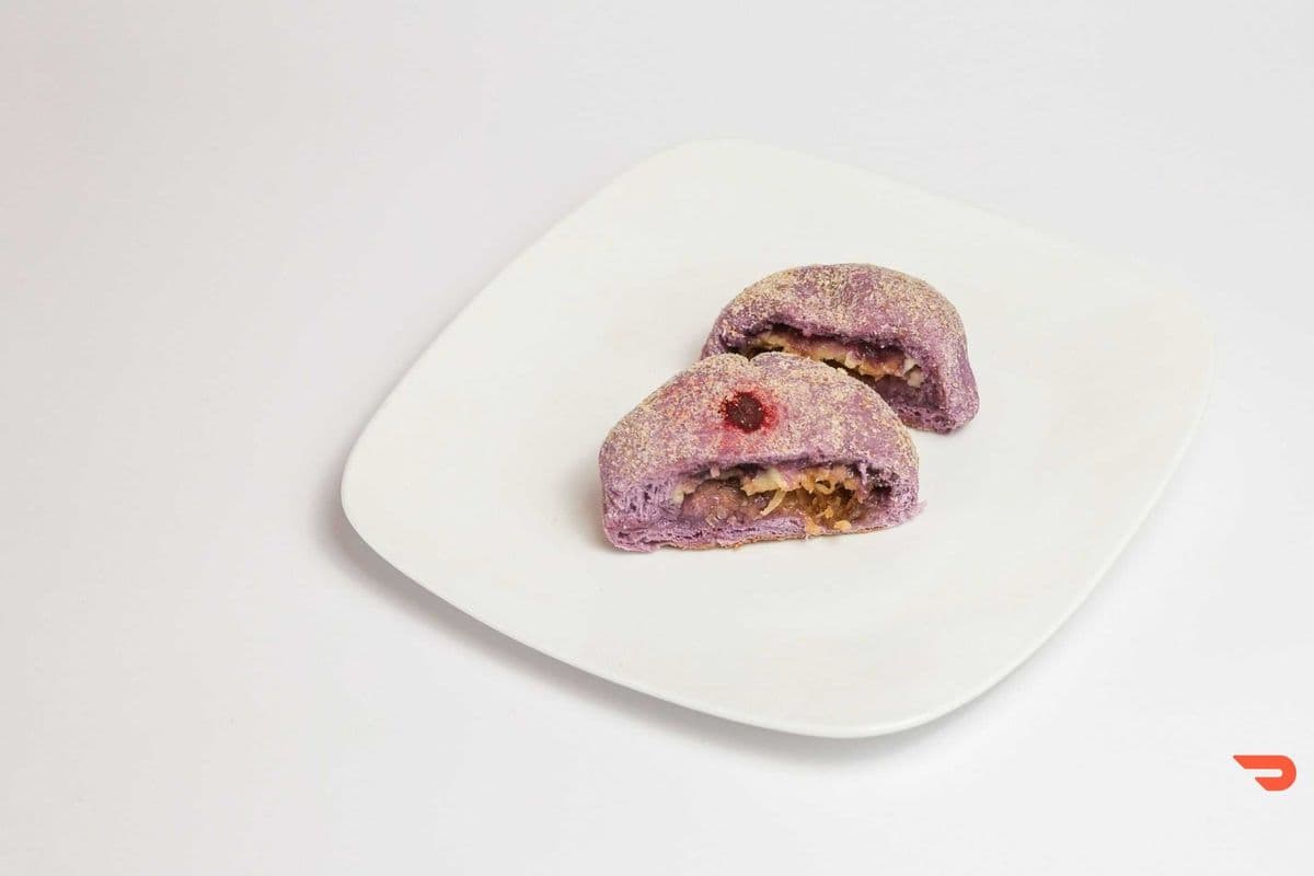Purple Bun with Caramelized Coconut