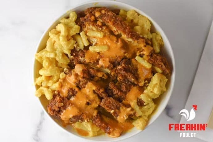 Macaroni et fromage chargé / Loaded Macaroni and Cheese