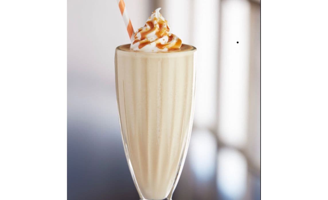 Salted Caramel Ice Cream Shake 
