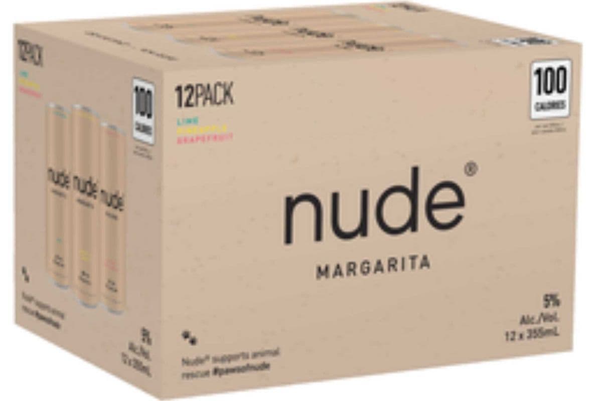NUDE TEQUILA MARGARITA MIXER (12 PACK) (12 x 355ML CAN)
