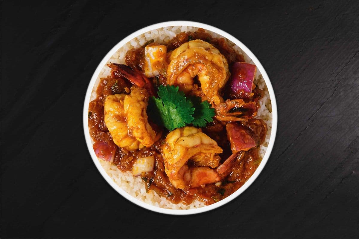 Shrimp Dopiaza (single)