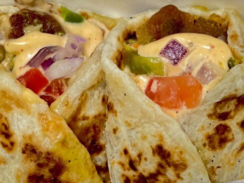 Aloo Tikki Wrap