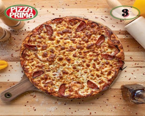 3. Pizza classique 10" au pepperoni / 10" Classic Pepperoni Pizza