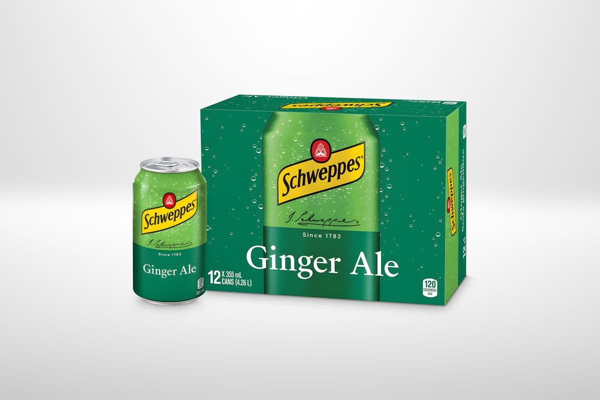 Schweppes Ginger Ale 355 ml (12 Pack)