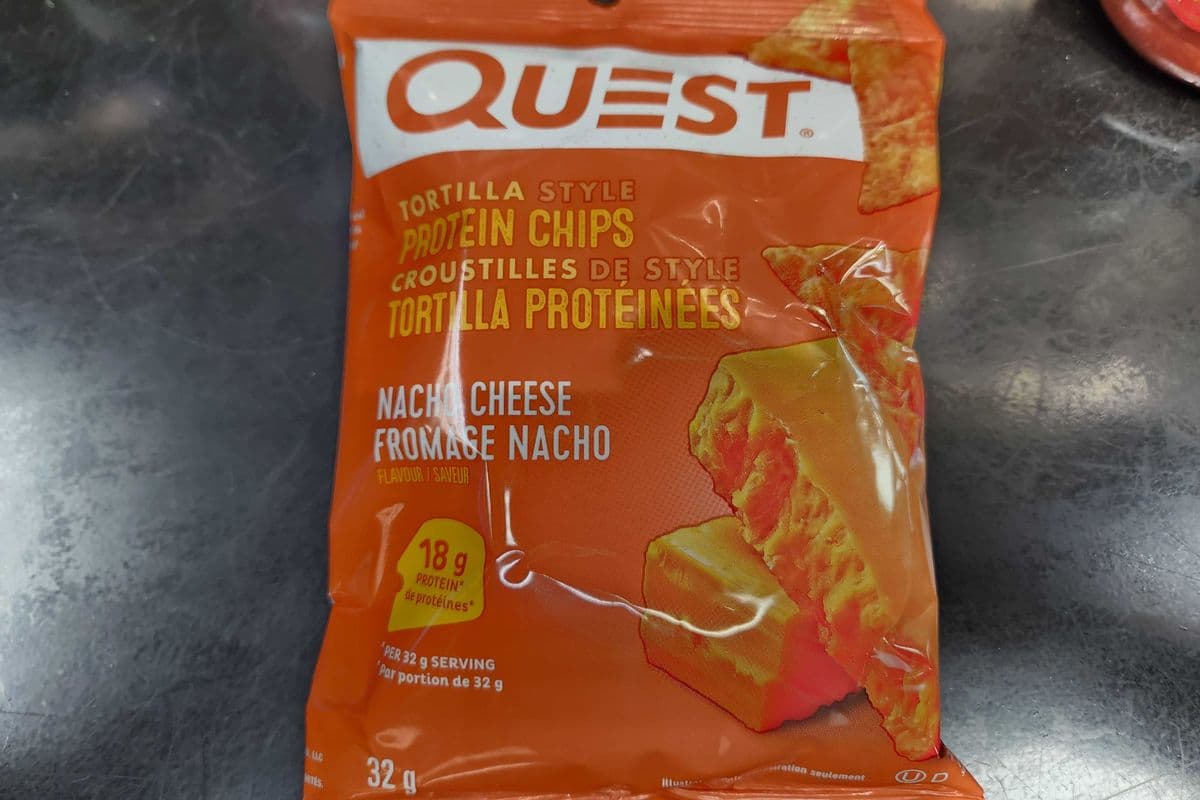 Quest protein chips Nacho cheese 32 g - Chips protéinées Quest Fromage Nacho 32 g
