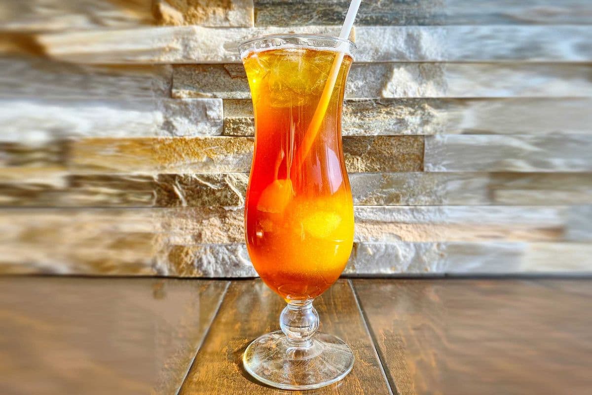 Iced Peach Maple Black Tea