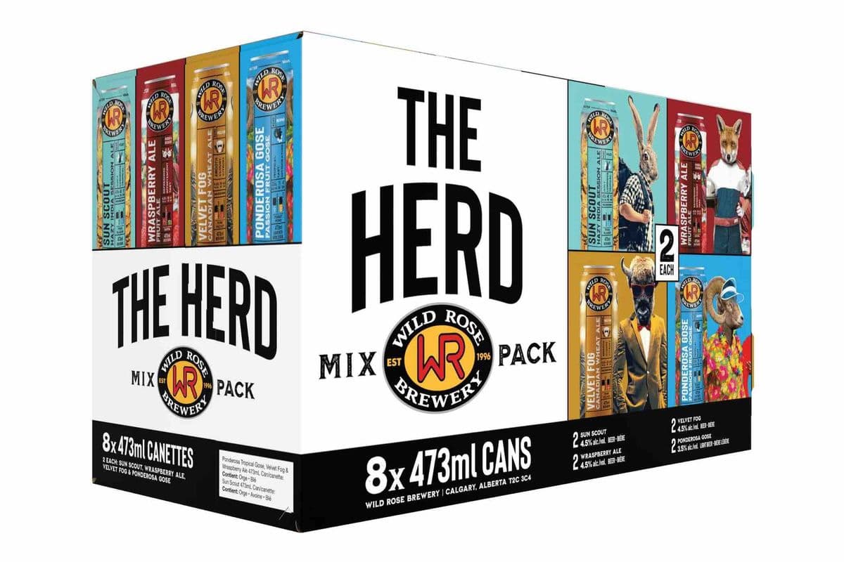 Wildrose The Herd Mix Pack (8 x 473mL Cans)