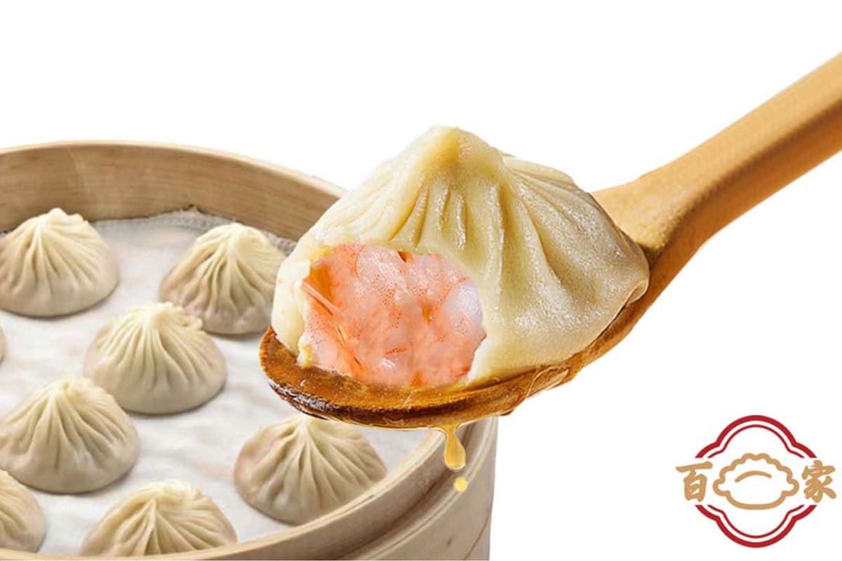 18. Xiaolongbao aux crevettes / Shrimp Xiaolongbao/ 鲜虾小笼包