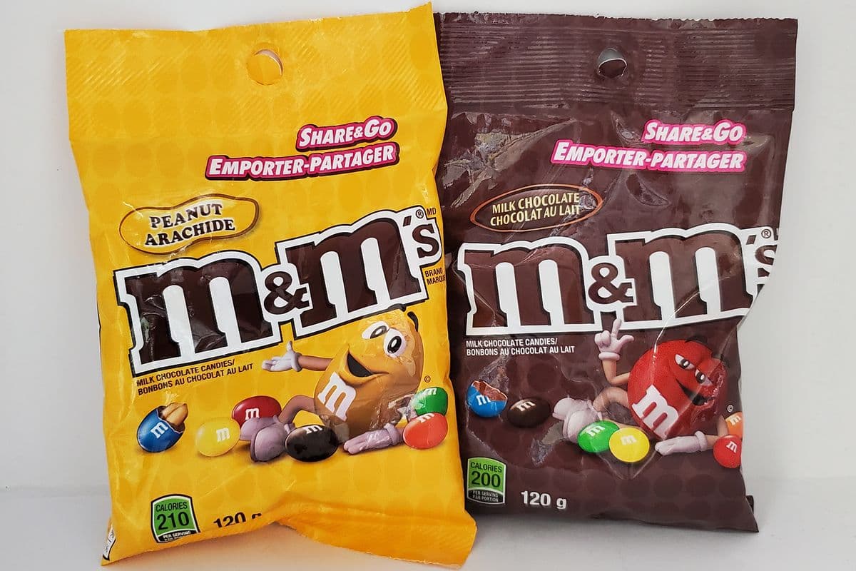 M&M's Family Size Choco Bags 100g - 120g (Assorted)