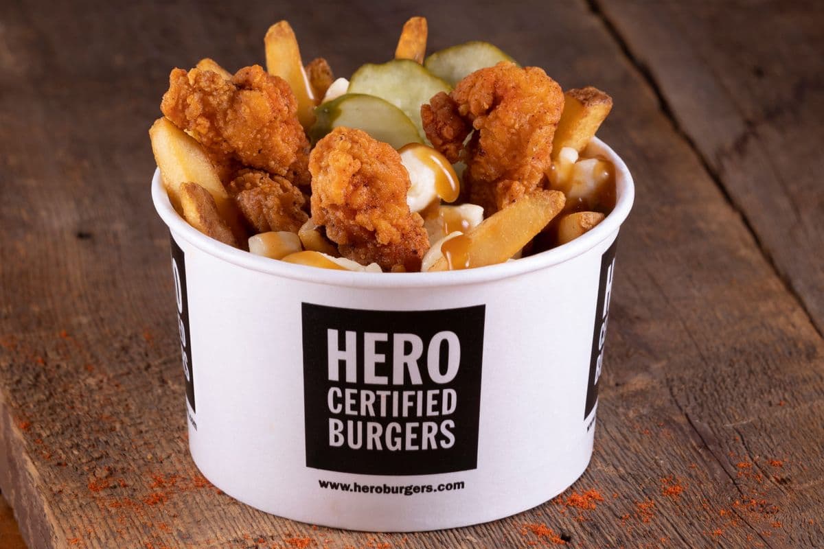 Nashville Hot Crispy Chicken Poutine