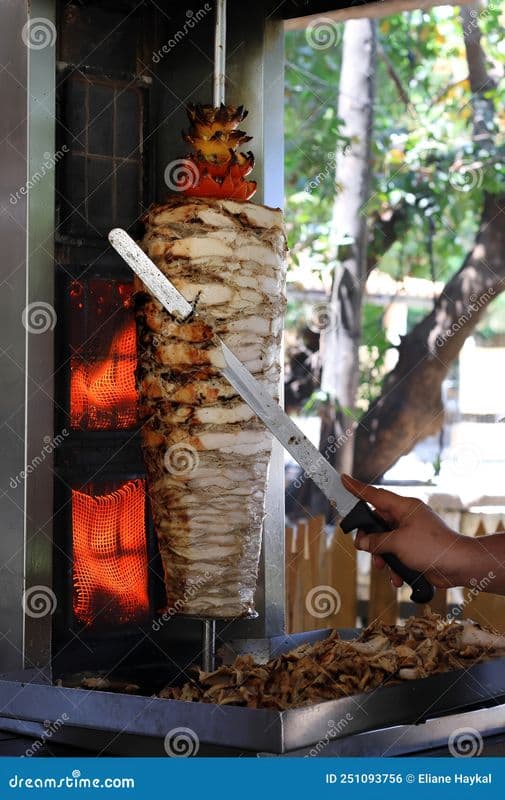 Chicken shawarma meat