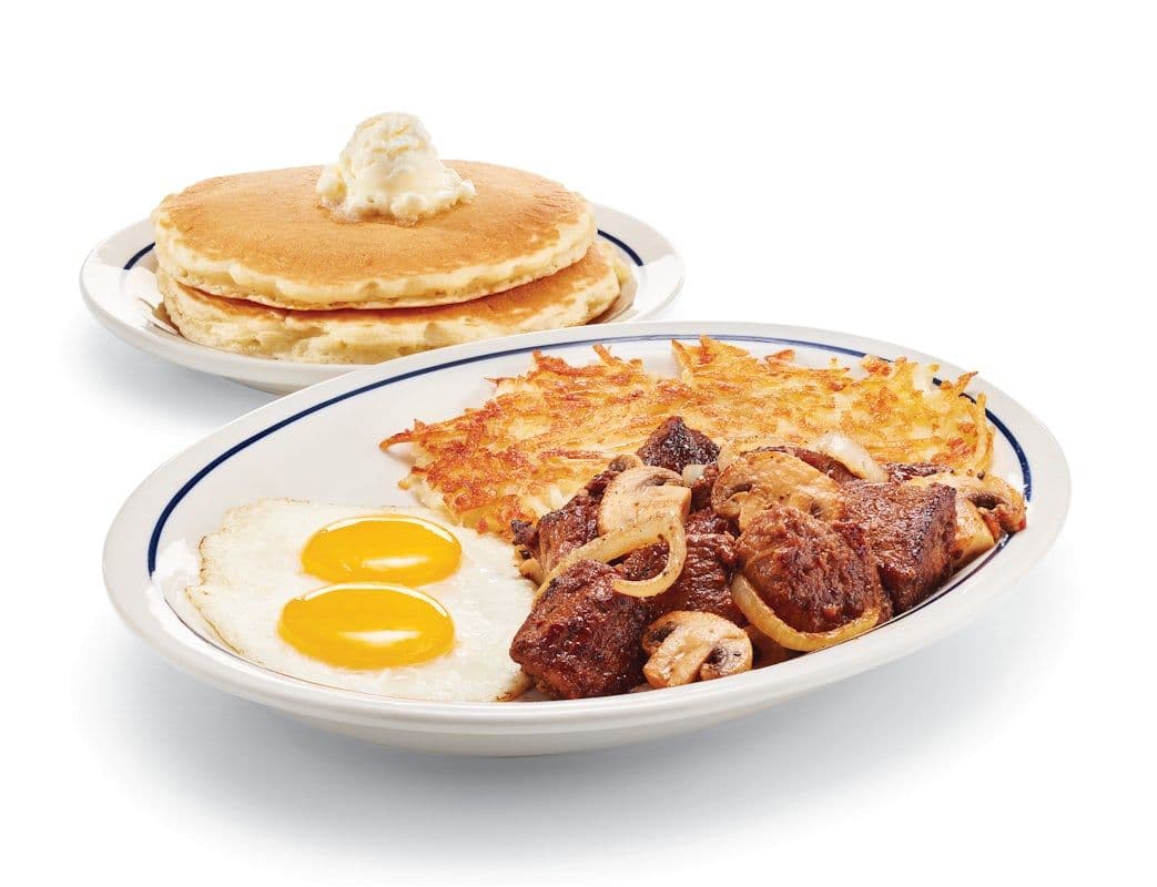 Sirloin Steak Tips & Eggs