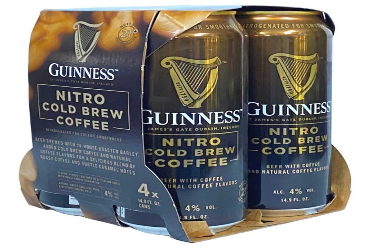 GUINNESS NITRO COLD BREW COFFEE BEER 4x440ML (4 x 440ML)