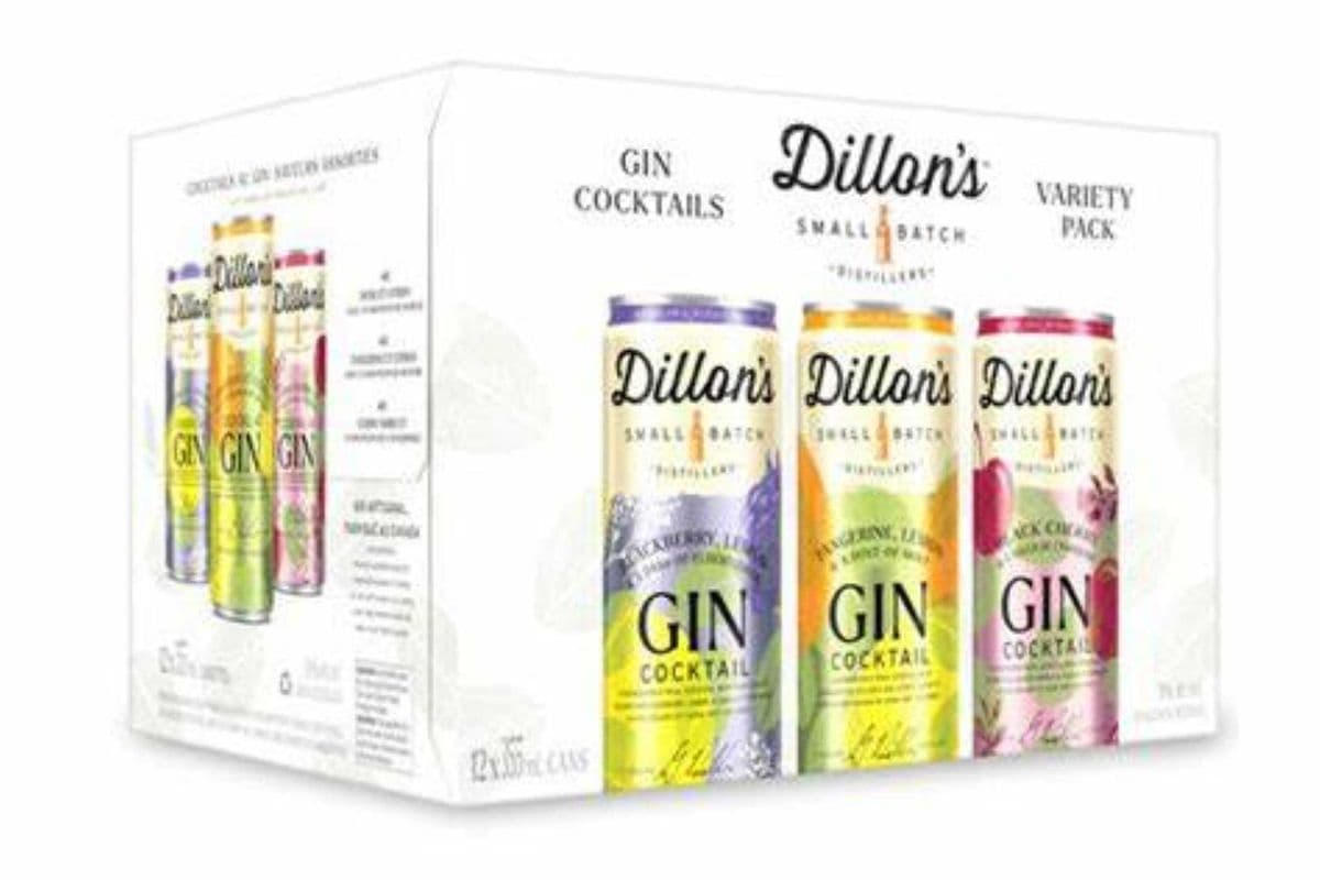 DILLON’S GIN COCKTAIL VARIETY (12 x 355ml)