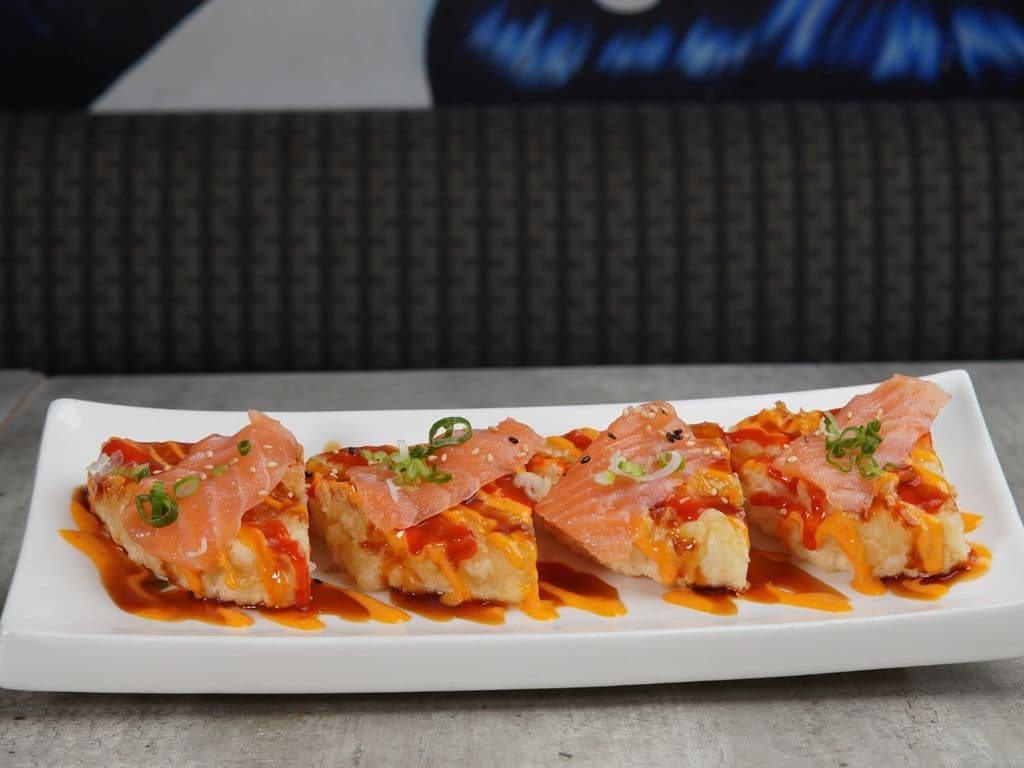Salmon Sushi Pizza