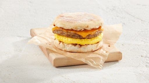 Sausage & Egg on an English Muffin