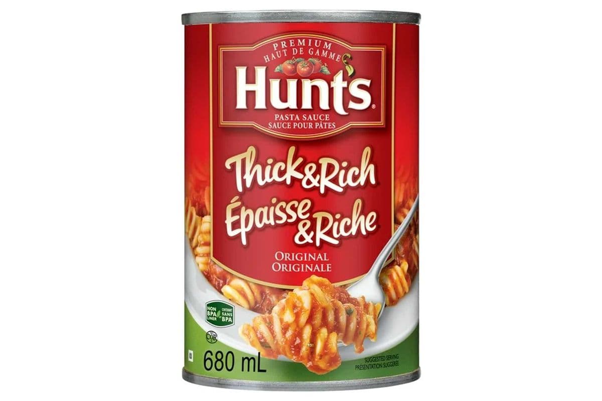 Hunts pasta sause