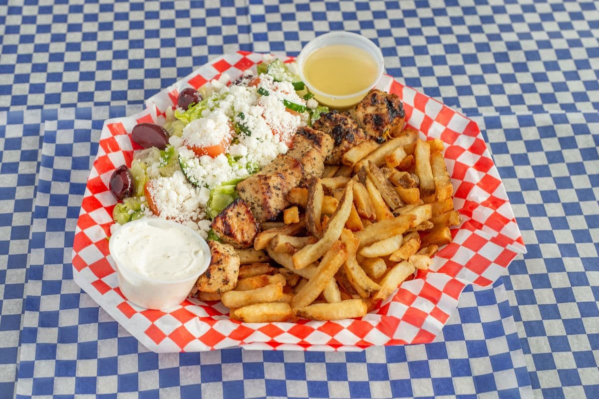 Pork Souvlaki Dinner