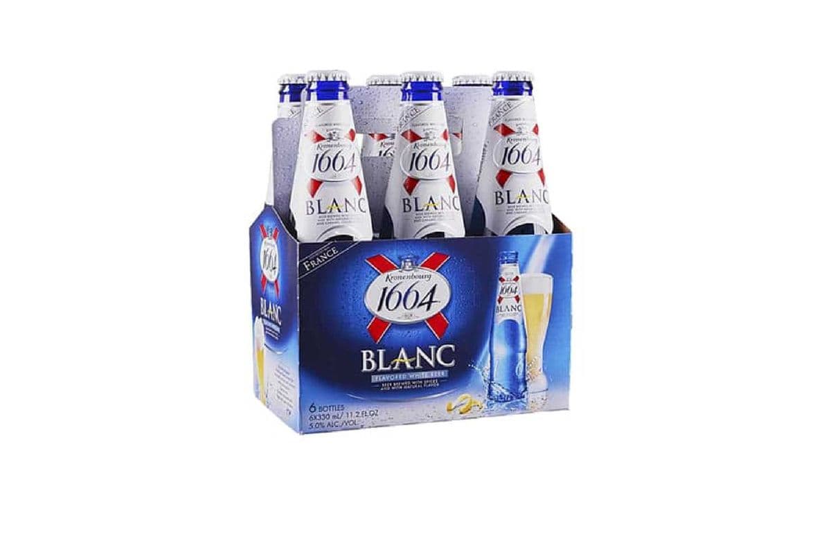 Kronenbourg 1664 Blanc (6 Pack Bottles) (1 x 6x330ML)
