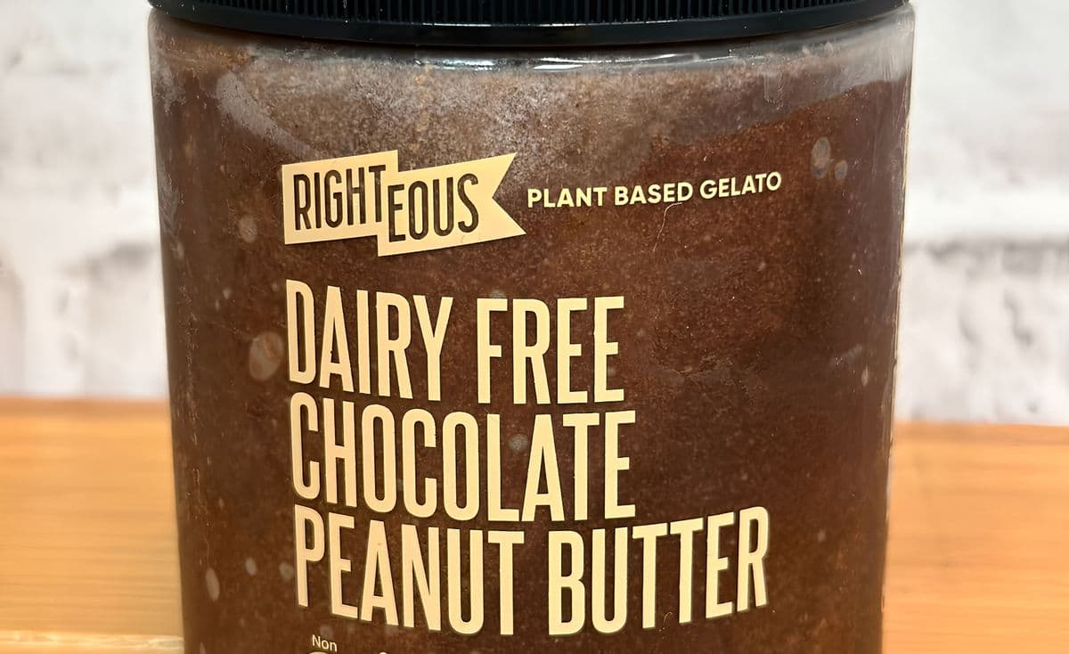 Righteous Chocolate Peanut Butter Dairy Free Gelato