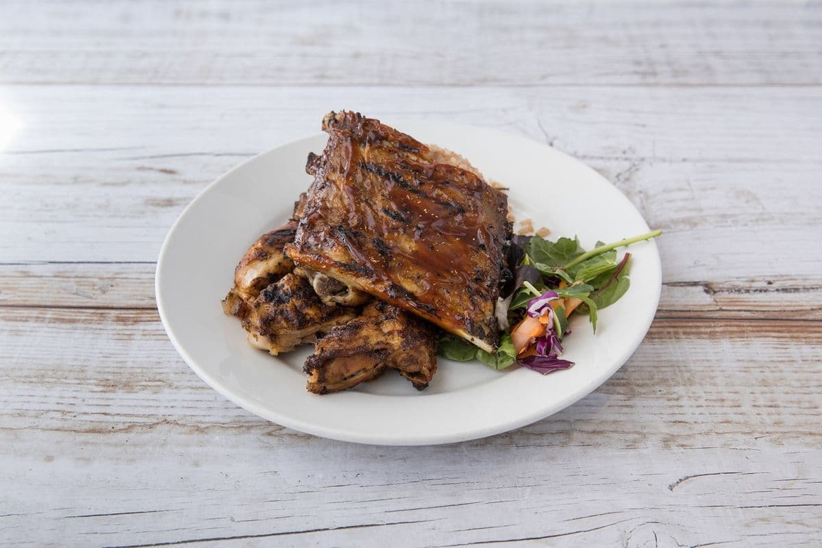 1/2 Rack of Jerk Ribs Dinner