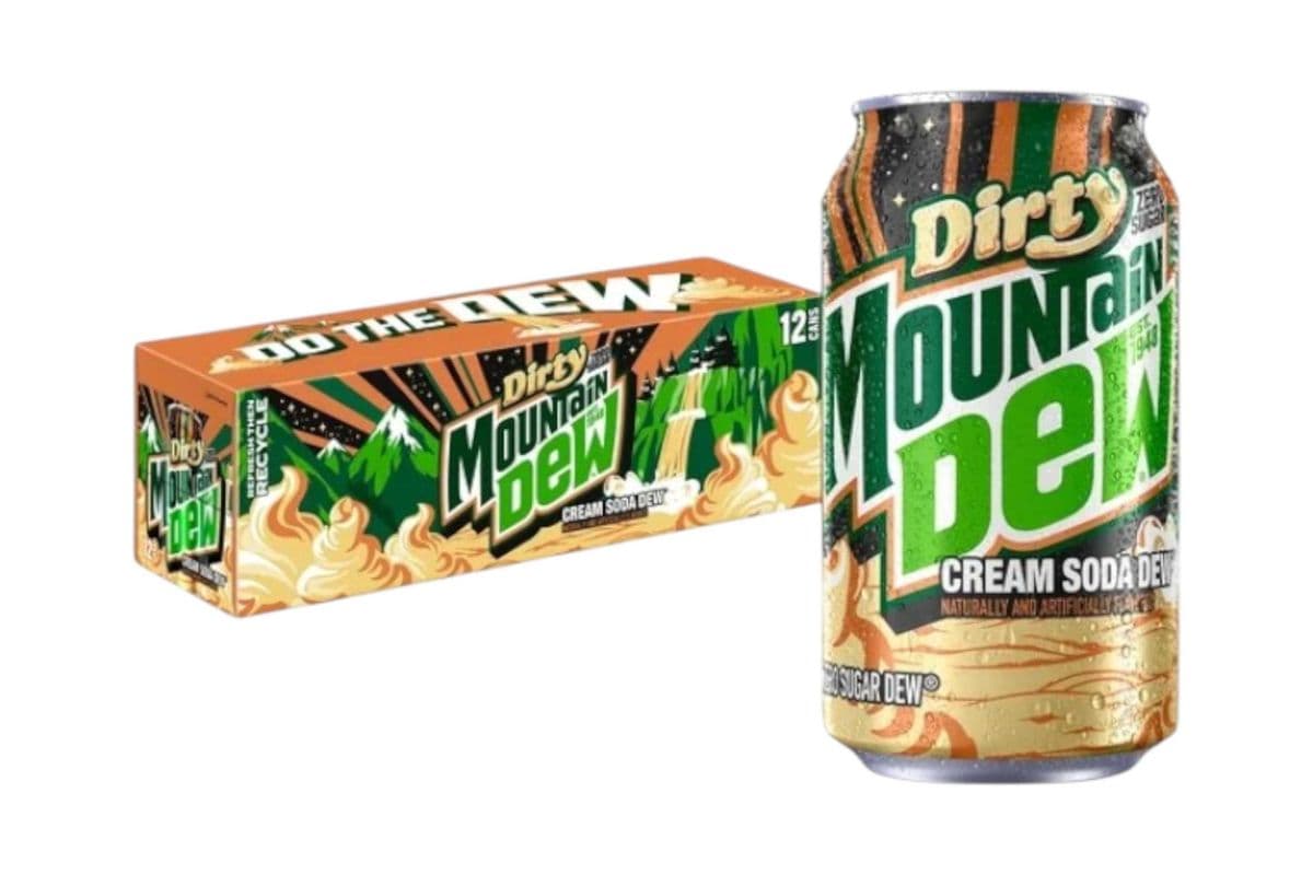 Mountain Dew Cream Soda Dew Zero Sugar (355ml) (0 Cal)