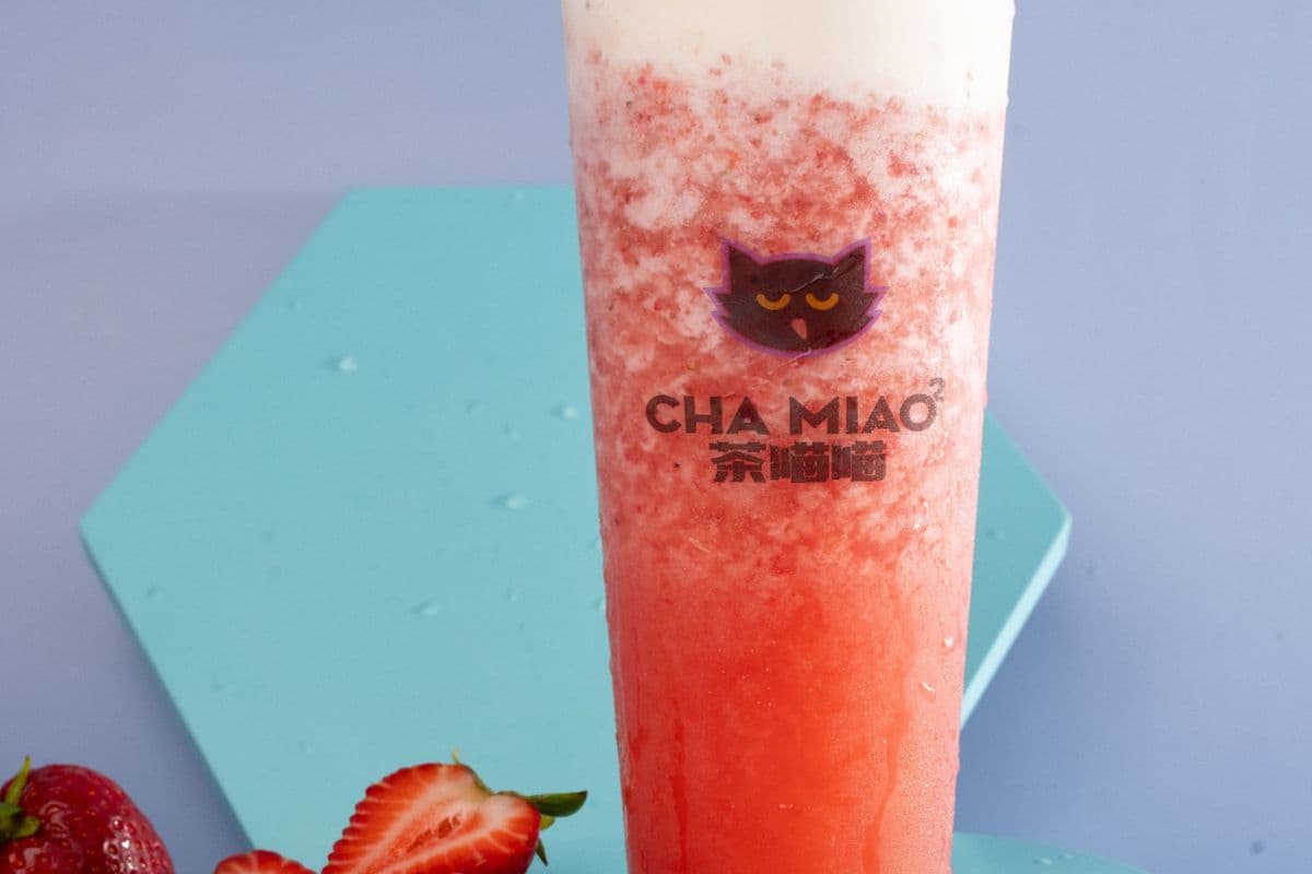 C4 Strawberry Tea - Slush(w/ Cheese Foam) 芝士莓莓