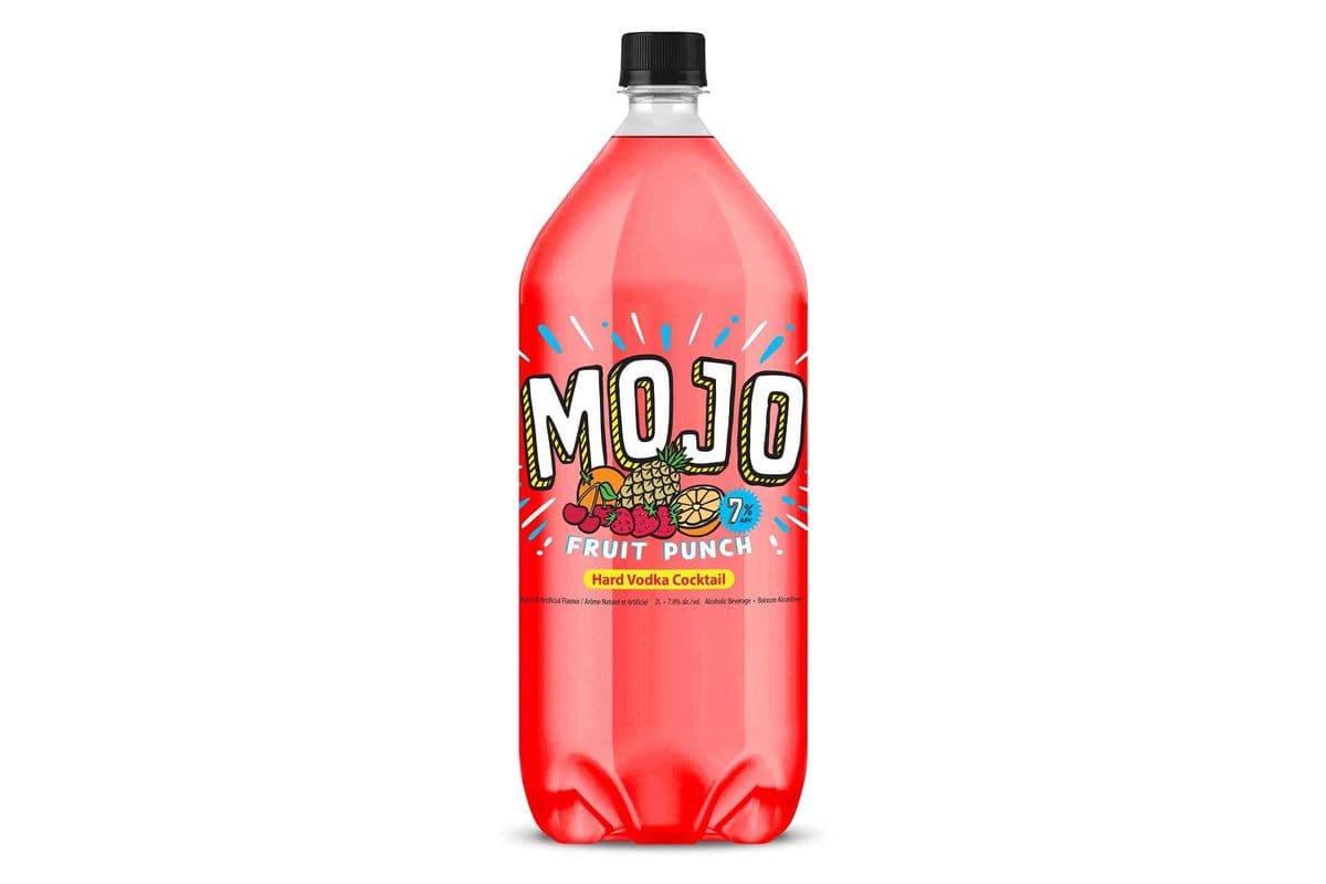 Mojo Fruit Punch Hard Vodka Soda Drink 2L (1 x 2L)