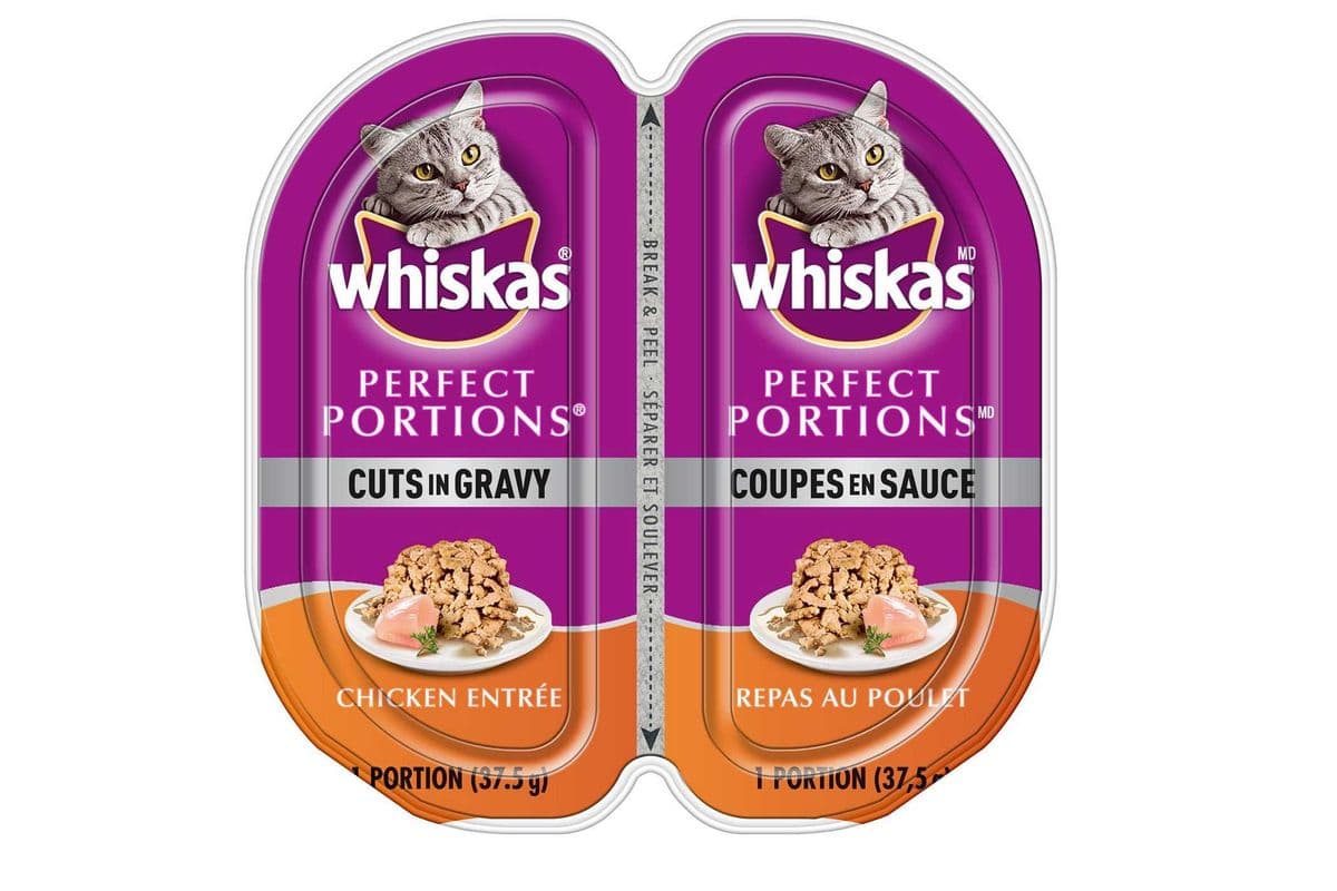 Whiskas Perfect Portions Chicken In Gravy Cat Food 75 g