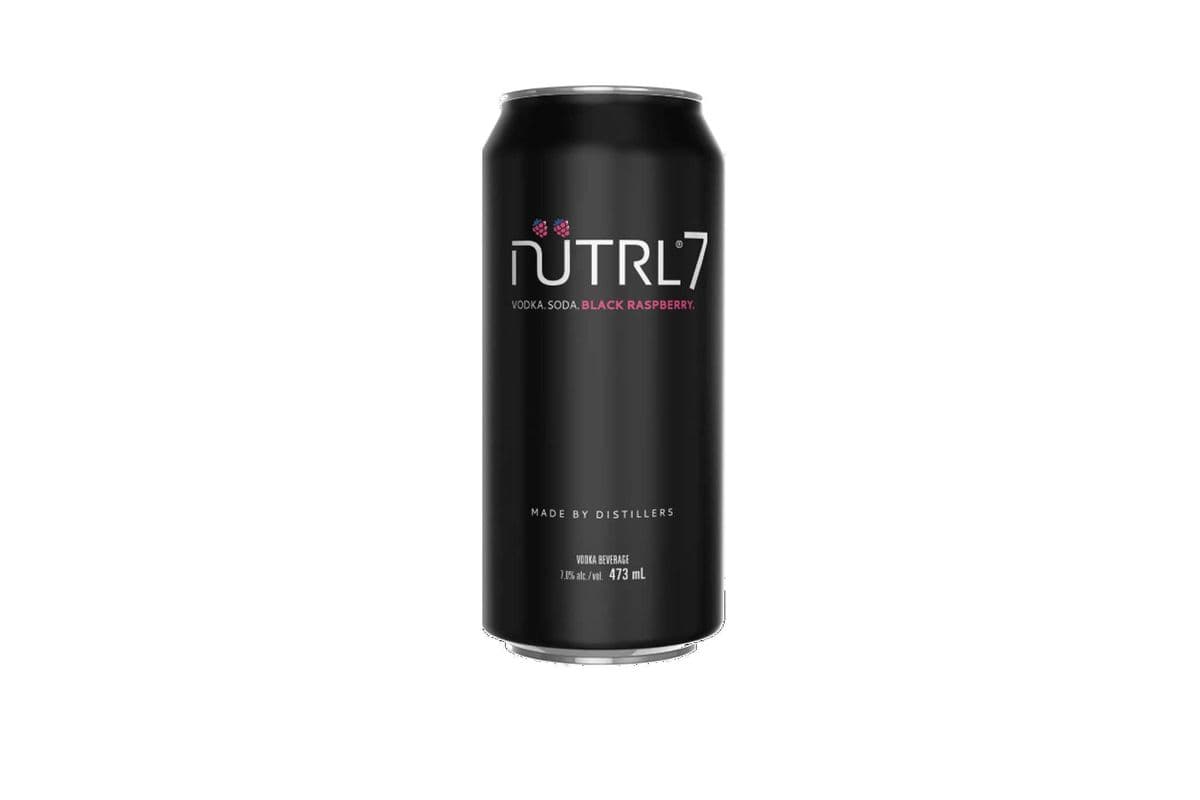 NUTRL 7 vodka soda Black Raspberry (1 x 473 ml can)