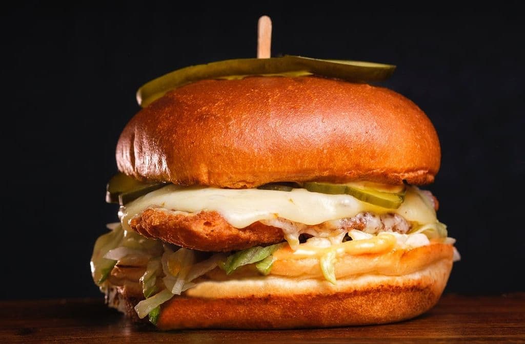Crispy Chicken Blaze Burger