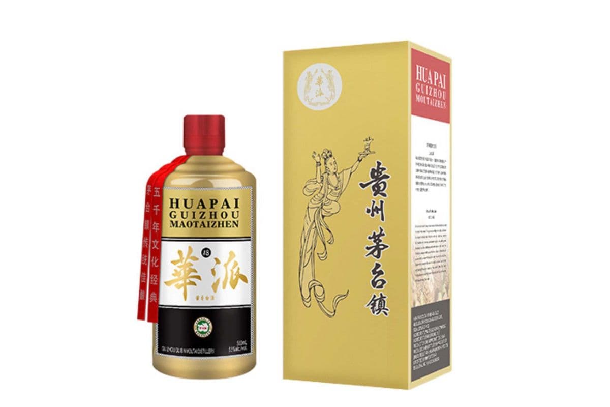 Hua Pai Moutai 18 Year Baijiu (1 x 750ml)
