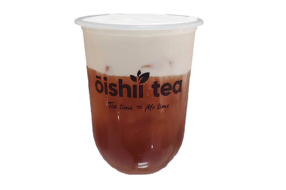 Cheese Foam Black Tea, Large
