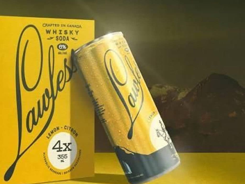LAWLESS - LEMON WHISKY 4 x 355ml