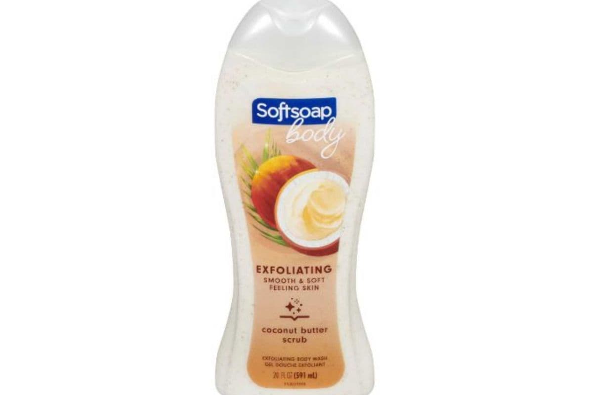 Softsoap Exfoliating Scrub Wash - Coconut Butter Scent