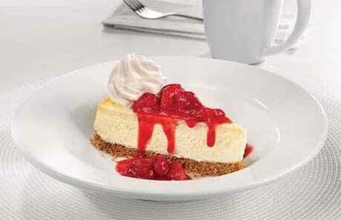 NEW YORK STYLE CHEESECAKE - Plain  (490 Cals)