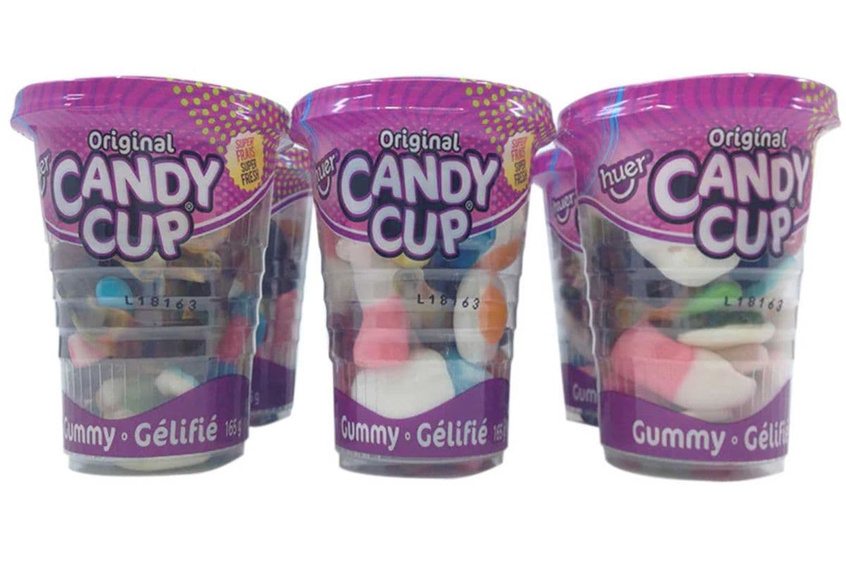 Huer candy cup gummy
